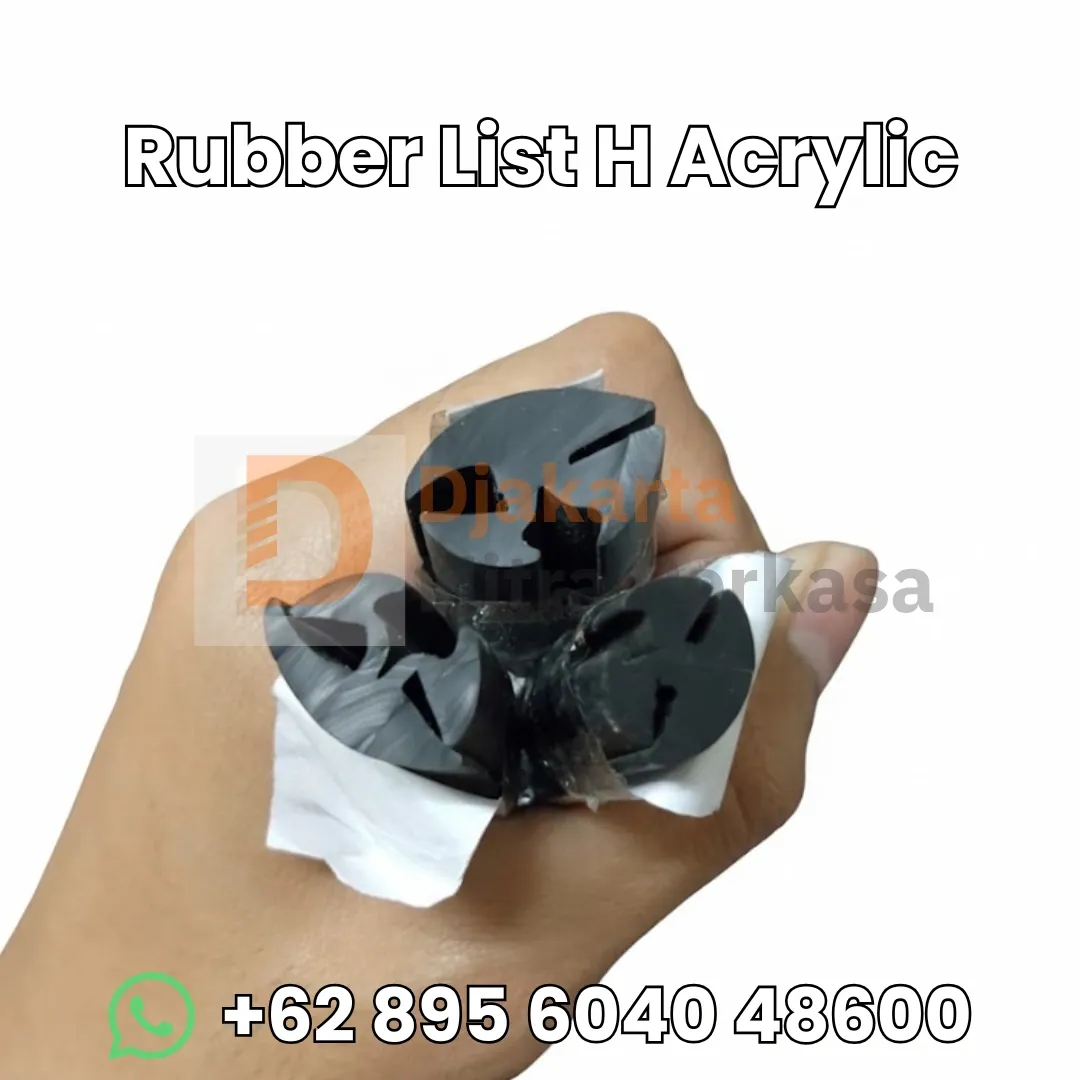 KARET LIST H ACRYLIC - TYPE LK