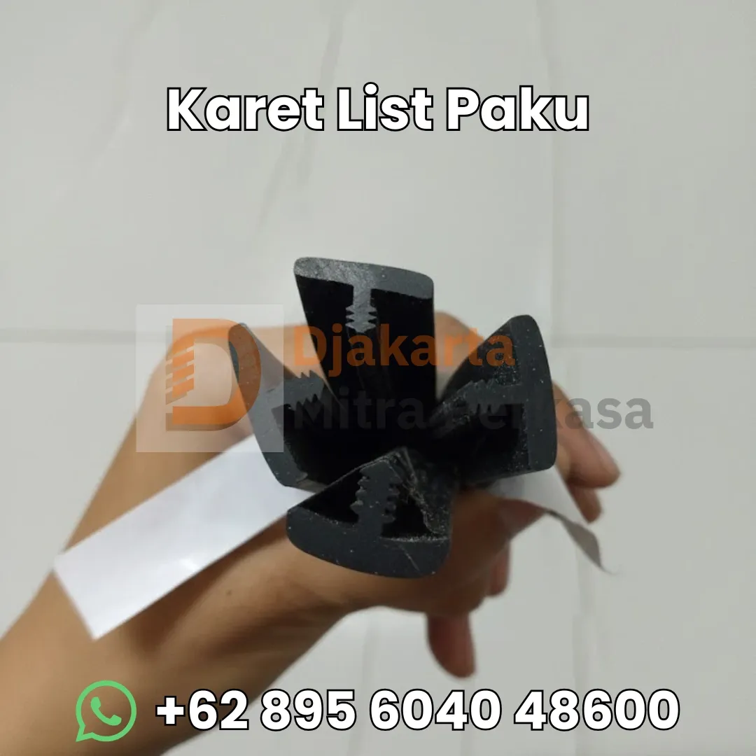 KARET LIST PAKU / LIST T HITAM